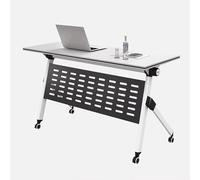 Foldable Conference Table with Silent Wheels - Versatile Meeting Desk for Office and Classroom Use