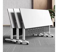 Foldable Conference Table with WheelsPortable Flip Top Training Desk for Offices & Meeting Rooms Ideal Mobile Collaboration Table for Events & Workshops
