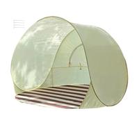 Foldable Context Portable Beach-Body Pop-up with Airy Mesh Panels, Compact Sunshade Structure | UV Resistant Outdoor Tent for Pool, Camping