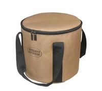 Foldable Cooking Utensils Travel Bag - Lightweight Camp Kitchen Organizer with Compartments | Kit Holder for Outdoor Cooking, Picnic, Backpacking, Grilling, Portable Culinary Tool Bag for Camping