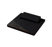 Foldable Cotton Seat Cushion for Bedroom, Living Room, Yoga,Black | soft touch fabric, thick firm padding, compact storage, simple classic design