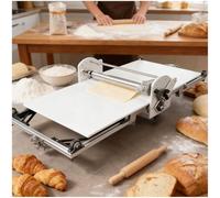Foldable Countertop Electric Dough Sheeter, Bakery Dough Roller Machine | Countertop foldable electric dough sheeter designed as a dough roller for bakery use, helping process dough efficiently on