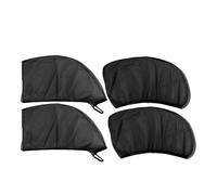 Foldable Cover Visor Sunshades Car Sunshade Anti-mosquito Window Mesh Screen Windows Sunscreen Privacy Sun shade Block Mesh Screen(4pc set black)