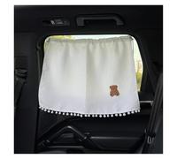 Foldable Cover Visor Sunshades Universal Suction Cup Curtain Flower Car Window Sunshade Cover Cartoon Side Window Sunshade Uv Protection(TZ)