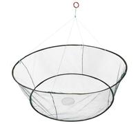 Foldable Crabbing Net Steel Nylon Green for Fishing