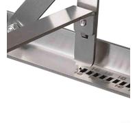 Foldable Cutting Machine Support Bracket Portable | Folds flat instantly, easy transport, fits in shed, garage storage, compact 200mm size