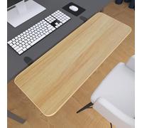 Foldable Desk Armrest Ergonomic Keyboard Tray Extension 52/60/68/76 x 24 cm Easy Installation Wooden Keyboard Platform for Home Office Adjustable Design