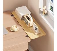 Foldable Desk Extender Tray for Small Spaces, No Drilling Required, Keyboard Shelf for Office Use, Adjustable and Compact Computer Monitor Riser.