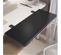 Foldable Desk Extender Tray - Wood Clamp-on Keyboard Shelf Floating Table Mount for Home Office Space-Saving Countertop Gap Rack Adjustable Wortat nizer