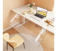 Foldable Desktop Extension Tray,Desktop Space Extender With Rounded Corners,Maximum Load Capacity: 50 Lbs,Ideal For Home Offices And Studies(40cm/7.9in)