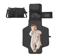 Foldable Diaper Changing Pad,Detachable Diaper Changing Station | Large & Scratch Resistant, Machine Washable Lightweight Portable Diaper Changing Pad for Travel, Kid Welcome