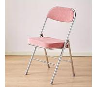 Foldable Dining Chairs Set - Comfortable Padded Fabric Sturdy Metal Frame Non-Slip Feet Ideal for Home Office Events Guest Room & Conferences - Space-Saving Design