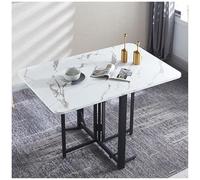 Foldable Dining Table 60 x 100 cm SpaceSaving Expandable & Convertible Perfect for Kitchen Dining Room Home Multifunctional & Stylish Design