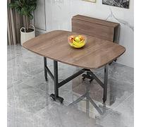 Foldable Dining Table - Extendable Design with Universal Wheels for Space Saving, Perfect for Restaurant, Living Room, Patio, Terrace, Indoor & Outdoor Use