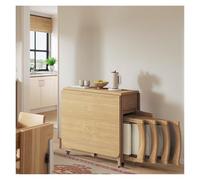 Foldable Dining Table Set with 4 Chairs for Kitchen & Dining Room Space-Saving Table with Integrated Storage Perfect for Living Room & Restaurant Use