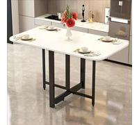 Foldable Dining Table with Drop Leaves Space Saving Wooden Kitchen Table Multi Functional Expandable Mobile Furniture Portable Collapsible Design for Small Spaces