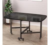 Foldable Dining Table with Wheels Multi-Functal Extendable Desk Space-Saving Kitchen & Dining Fur Perfect for Smals and Home Office