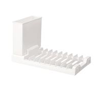 Foldable Dish Drainer, Foldable Dish Drainer, Space-Saving Dish Drainer - Multifunctional Dish Rack, Storage Rack for Dishes, Chopsticks Spoon, Accessories