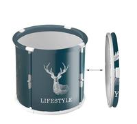 Foldable Diving - Portable Shower Bath for Indoor and Outdoor Use | Ice Spa Tub or Hot Water for Athletes, Compact Tub Solution for Relaxing in Living Spaces L