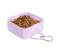 Foldable Dog Bowl | Pet Food Container, Portable Drinking Bowl 500ml for Travel, Hiking, Camping, Beach, Walks, Camping Boat