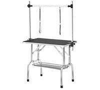 Foldable Dog Grooming Table 117x60x76 cm Adjustable Arm Net Support Leash Rubber Mat Pet Grooming Accessories Professal Dog Care Table