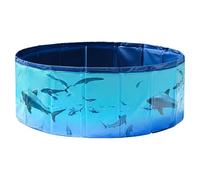 Foldable Dog Pool - Foldable Kiddie Pool for Dogs,Wading Swimming Bathing Tub Portable for Kids Small Medium Large Breed Cats Water Activities Indoor Outdoor Backyard
