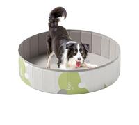 Foldable Dog Pool, Portable Foldable Dog Swimming Pool Summer Puppy Cooling Paddling Pools, Non-Slip Doggie Bathtub for Outdoor Garden, 80 X 20cm/100 x 30 cm/120 x 30 cm