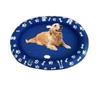 Foldable Dog Swimming & Paddling Pool - Large, Non-Slip, Anti-Scratch Inflatable Tub For Pets & Kids | Perfect For Backyard, Beach, Water Play, Tubing & For Dogs And