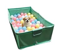 Foldable Dog Swimming Pool - Heavy Duty PVC Pet Bath Tub With Non-Slip Base, PVC Dog Paddling Pool, Square Pet Puppy Swimming Tub For Small Puppy Cats Other Animals Yard Garden Outdoor 80x40x20cm