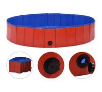 Foldable Dog Swimming Pool Pet Pool Dog Wash Playpen Dog Bathtub PVC vidaXL