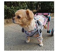 Foldable Dog Wheelchair for Disabled Pets 2Wheel Support Cart for Puppies & Small Animals Easy Assembly Ideal for Rehabilitation and Mobility Assistance