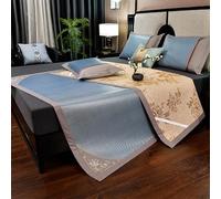 Foldable Double Sided Bamboo Sleeping Mat Essential Summer Bedding for Dorm Room Office and Bedroom Comfortable Breathable Portable Mattress Solution