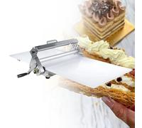 Foldable Dough Roller, Manual Rolling Pin with Large Board, Adjustable Thickness 0.5-27mm, Professional Pastry Roller for Bakery, Pizza