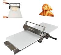 Foldable Dough Rolling Mill, Adjustable Thickness Manual Sheeter for Croissants and Pastries in Professional Bakeries