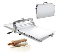 Foldable Dough Sheeter Machine, Folding Dough Rolling Machine, Commercial Dough Sheeter Machine, No Need to Plugs in, Easy to Clean, Ergonomic Handle, for Croissants, Puff Pastry, Egg Tarts S