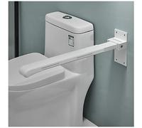 Foldable Drop Down Toilet Rail - Stainless Steel Flip Up Handicap Safety Grab Bar Rails - Shower Handle Bars For Elderly - 200kg Support