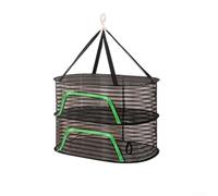 Foldable Drying Net 50x70cm for Vegetables Fish Nylon Mesh Drying Rack 50x70cm Windproof Hook Multi-Tier Food Dryer Net 50x70cm Space Saving Large 50x70cm Drying Net for Dehydrated Goods Zippered(B)