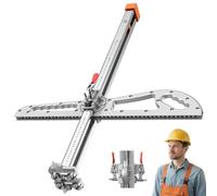 Foldable Drywall Cutter Tool with Dual Positioning for Precision Wall Building and Decoration
