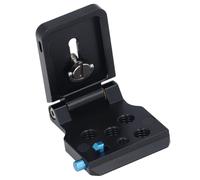 Foldable DSLR Camera L Bracket, for Arca Vertical Horizontal Switching Tripod Quick Release Plate with 1/4 Inch & 3/8 Inch Screw Hole, for Digital Cameras Stabilizers Ball Heads