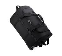 Foldable Duffel Bag, Large Rolling Travel Duffle Bag with Wheels Waterproof Collapsible Expandable Carry on Luggage for Women Men Duffel Bag with Wheels