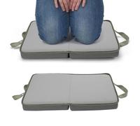 Foldable Durable Memory Foam Kneeling Pad With Carry Handle, Weather-Resistant Design