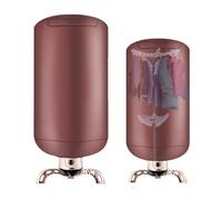 Foldable Electric Clothes Dryer, 900W Portable Hot Air Machine, 75℃ PTC Heating, 180min Timer, Home Vertical Iron, Automatic Small Constant Temperature Dryer for Clothes, Shoes, Underwear