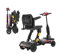 Foldable Electric Mobility Scooter, 4-Wheel Design, Easy Control Panel, 7Km/H Top Speed, Up to 120Kg Capacity, Ideal for Seniors and Adults