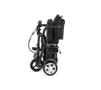 Foldable Electric Mobility Scooter, Folding 3 Wheel Travel Scooter, 24V 250W Motor, 24V 12AH Removable Battery, Suspension, Powerful Motor to Climb Hills, Electromagnetic Break, Upgraded Model.