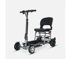 Foldable Electric Mobility Scooter, Folding Mobility Scooter, Mobility Chair, Portable 4 Wheel Travel Scooter, 8 ah Battery, 250W Powerful Motor, 6 KMH Speed