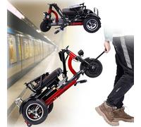 Foldable Electric Mobility Scooter for Adults Portable Travel Mobility Aid with Charger & Basket | Lightweight Foldable Design