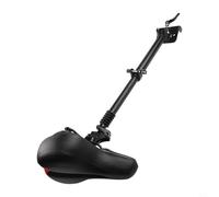 Foldable Electric Scooter Seat for Kugoo Pro | AluMiniature um Alloy Saddle with Large Cushion | For Easy Installation Seated Scooter Accessory | Black