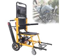 Foldable Electric Seating Chair with Stair Climbing, Ergonomic Arm and Foot Rest, Retractable Height Adjust for Elderly Mobility and Comfort