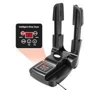 Foldable Electric Shoe Dryer, 200W 360° Hot Air, Ozone Sterilization, Smart Timer, Adjustable Rack, Portable Boot & Glove Warmer for Ski Gear