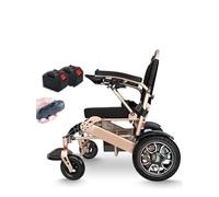 Foldable Electric Wheelchair Automatic Folding Power Chair Mobility Chair 2 X 13 ah Battery's 6 KMPH 250w Motor Aluminium Frame